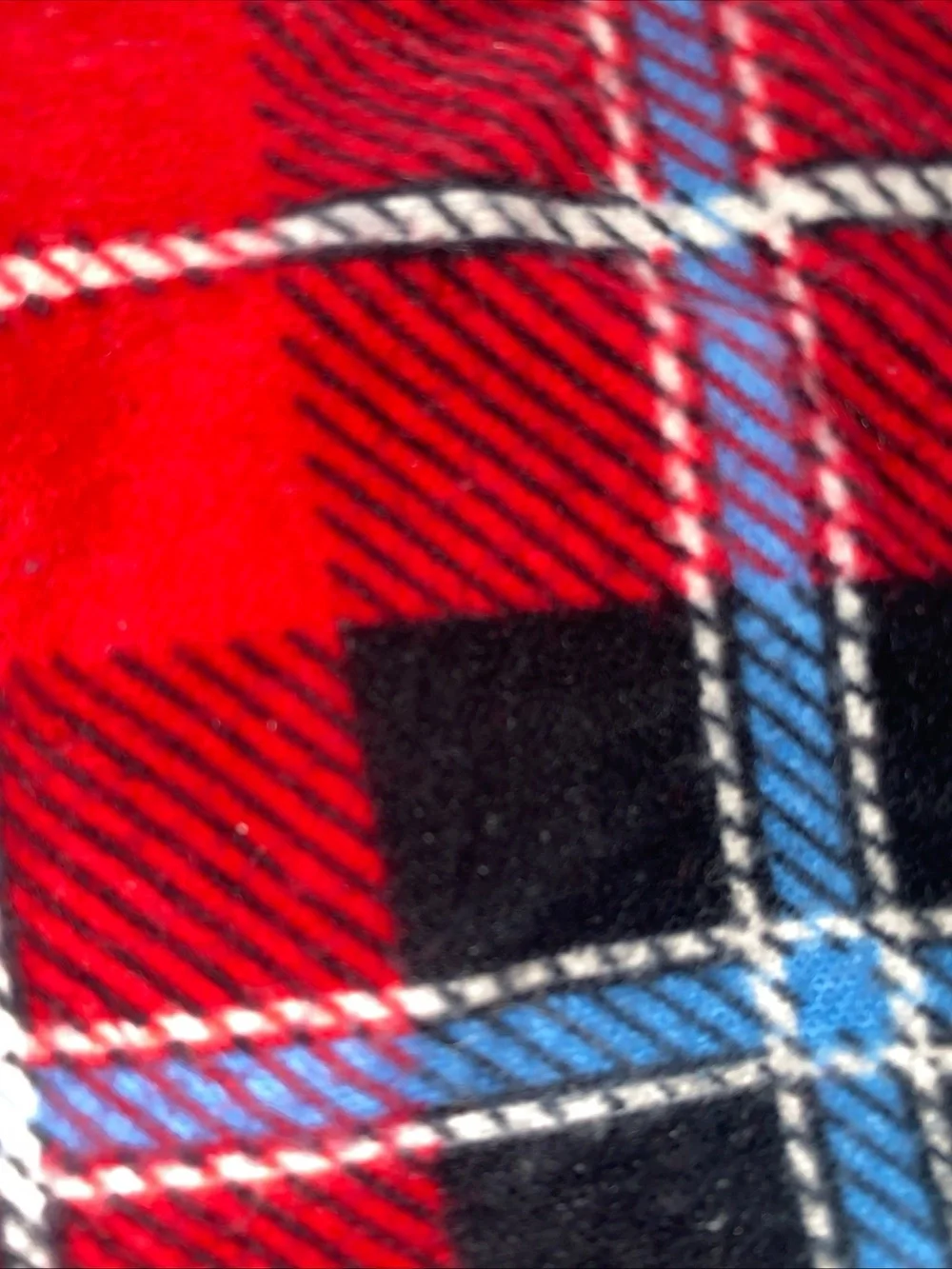 Tartan Red Plaid Standard Queen Pillowcases Flannel Set Of 2